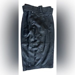 ESPRIT Lambskin Leather Skirt